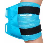 Boston Tech EPIONE Borsa Ghiaccio Ginocchio con Cinghie Regolabili - Ginocchiera Gel Freddo e Caldo Riutilizzabile con Compressione, Impacco per Gonfiore, Sport e Recupero (27 x 35 cm)