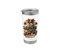 Boston Terrier bere caffè e andare in moto DIGOR Bicchiere termico in acciaio inox doppia parete
