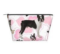 Boston Terrier, Borsa da toilette Borsa per trucco Borsa per cosmetici Borsa da toilette da viaggio portatile