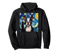 Boston Terrier Felpa con Cappuccio