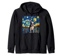 Boston Terrier Felpa con Cappuccio