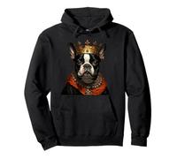 Boston Terrier Felpa con Cappuccio