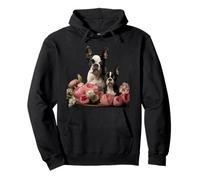 Boston Terrier Felpa con Cappuccio