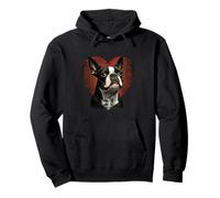 Boston Terrier Felpa con Cappuccio