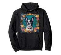 Boston Terrier Felpa con Cappuccio