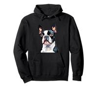 Boston Terrier Il gentiluomo americano Felpa con Cappuccio