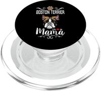 Boston Terrier Mama Dog Lover Puppy Dog Mom Mothers Day PopSockets PopGrip per MagSafe