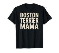 Boston Terrier Mama, Simpatica Stampa Zampa per Cane Mamma Maglietta