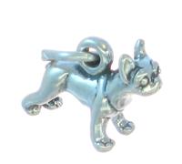 Boston Terrier piccolo ciondolo in argento sterling .925 x 1 ciondoli Terrier