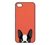 Boston Terrier puppy dog cute animal pet HD image phone cases for iPhone 5/5s(HD Hard ABS Material)