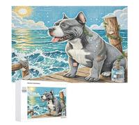 Boston Terrier Puzzle 1000 Pezzi Giochi Da Tavolo Intelligenti Familiare Per Amici E Parenti Rilassamento Pressione Ridotta Idea Regalo Natale 2025 1000 PCS