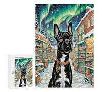 Boston Terrier Puzzle 1000 Pezzi Rilassamento Per Adulti Rompicapo Pressione Ridotta Giochi Da Tavolo Solo O in Gruppo Regalo Amico E Colleghi Di Lavoro 300 PCS