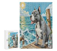 Boston Terrier Puzzle 300 Pezzi Per Lui Amici E Colleghi Rompicapo Sfida Impossibile Giochi Da Tavolo Serate in Gruppo Regalo Natale 2025 300 PCS