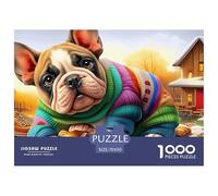 Boston Terrier Puzzle D'Autore Da 1000 Pezzi Caratterizzato Da Immagini D'Arte Esclusive - Il Regalo Ricercato Per Adulti E Bambini Dai 14 Anni in Poi 70x50cm/1000pcs