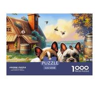 Boston Terrier Puzzle Della Collezione Museo - Edizione Da 1000 Pezzi Con Fedeli Riproduzioni Di Opere D'Arte - Regalo Educativo E Di Qualità (12+) 52x38cm/1000pcs