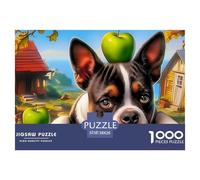 Boston Terrier Puzzle Di Ispirazione Museale Per La Famiglia - 1000 Pezzi Con Stampe Puzzle Di Elevata Qualità Artistica - Il Regalo Per Eccellenza Per Un Pubblico 14+ 38x26cm/1000pcs