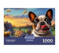Boston Terrier Puzzle Per Condividere Il Divertimento - 1000 Pezzi Speciali Con Illustrazioni Di Alta Qualità Grafica - Per Regalare Momenti Di Gioia, Adatto 14+ 70x50cm/1000pcs