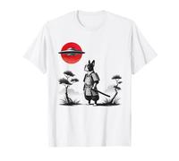 Boston Terrier Samurai UFO giapponese vintage Ukiyo-e Art Dog Maglietta