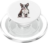 Boston Terrier, schizzo, disegno, arte, amante dei cani PopSockets PopGrip per MagSafe