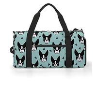 Boston Terriers, divertente borsa da palestra con scomparto per scarpe, borsone da viaggio, borsa da yoga