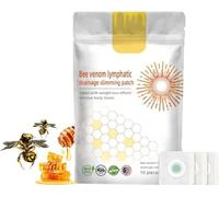 Bostore Bee Venom Lymphatic Drainage Slimming Patch,Beedreamfullufe Bee Venom Lymphatic Drainage Patches, Bee Venom Lymphatic Drainage & Slimming Patches (1 Box)