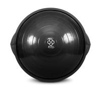 BOSU - Palla da Bilancio da 20 Pollici, Antiscivolo, Dimensione da Viaggio, per Casa e Palestra, Pod Trainer per Forza e Flessibilità con 6 Piedi in Gomma e Pompa Manuale, Nero