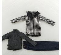 BOSWON 1/6th Soldato Vestiti Vestito Cappotto+Jeans Modello per 12 "Figura