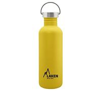 Bot. ac. inox Basic 1L S/S tapón - Amarillo