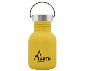 Bot. ac. inox Basic 350ml S/S tapón - Amarillo