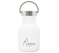 LAKEN Bot. ac. inox Basic 350ml S/S tapón - Blanco
