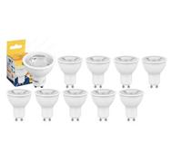 Bot Lighting set 10 lampadine led GU10 4,9 535LM 2700K luce calda equivalente 75w