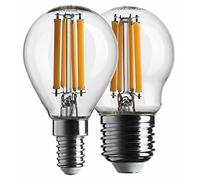 Bot Lighting Shot Lampadina E27 MiniGlobo LED 4,5W 470lm Vetro Trasparente - 6500°K LUCE FREDDA