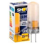 Bot Lighting Shot Led Bispina G4 Capsule 1.5W-20W 12V AC/DC Lampadina Satinata - 4000°K LUCE NEUTR