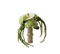 Botané Dewdrop Symphony Bouquet Verde/ Bianco