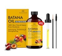 Botanic Hearth Dr Sebi Batana Oil per la crescita dei capelli e il trattamento del cuoio capelluto, olio leggero per capelli (bottiglia di vetro da 2 fl), olio puro al 100% non raffinato dall'Honduras