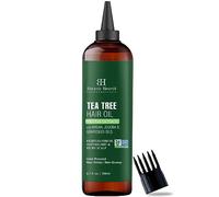 Botanic Hearth Olio di tè per capelli | With Argan, Jojoba & Grapeseed Oils | Soothes Itchy Scalp & Fights Dandruff | Non OGM Verified | 6.7 fl oz