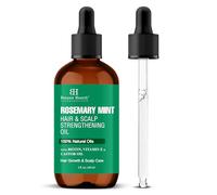 Botanic Hearth Olio rinforzante di menta, rosmarino, 60 ml, crescita naturale dei capelli e trattamento del cuoio capelluto, oli essenziali nutrienti e rinforzanti per capelli più spessi e curativi
