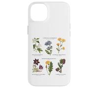 Botanica vintage - Sei fiori selvatici con nomi latini Custodia per iPhone 14 Plus