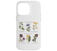 Botanica vintage - Sei fiori selvatici con nomi latini Custodia per iPhone 14 Pro Max