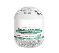 Botanical Air Cleaner - Plant Powered Freshening Aid for Refreshing | Natural Absorption Device with Green Fiber Core Odor Control & Compact Housing for Bedroom, Pet Areas, Living Room