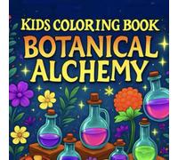 Botanical Alchemy Coloring Book for Kids: Magical Plant Formulas and Herbal Lore for Ages 4-11, Simple, Funny and Cute