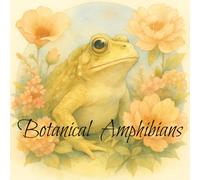 Botanical Amphibians: A Tranquil Coloring Journey Featuring Toads and Frogs Among Blossoming Florals for Mindful Relaxation and Creative Calm