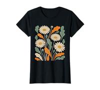 Botanical Boho Wildflowers Nature Flower Women Maglietta