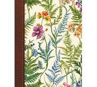 Botanical Dot Grid Sketchbook - Vintage Floral Journal with Fern and Blossom Cover Design: Large 8.5 x 11 Inch Dotted Notebook with 200 Pages for ... Bullet Journaling, Notes, and Creative Ideas