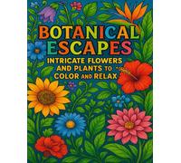 Botanical Escapes: Intricate Flowers and Plants to Color and Relax