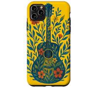 Botanical Guitar Player Chitarre design chitarra acustica Custodia per iPhone 11 Pro Max