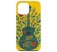 Botanical Guitar Player Chitarre design chitarra acustica Custodia per iPhone 13 Pro Max