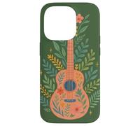 Botanical Guitar Player Chitarre design chitarra acustica Custodia per iPhone 14 Pro