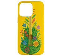 Botanical Guitar Player Chitarre design chitarra acustica Custodia per iPhone 15 Pro Max