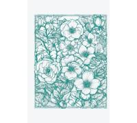 Botanical Reverie: A 6x9 Journal - Teal Edition: A Classic Monochrome Garden Notebook for Writing, Reflection, and Inspiration